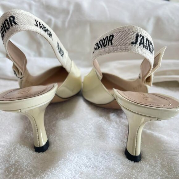 Dior J'ADIOR High Heels Cream Color 6.5cm - Picture 2 of 3